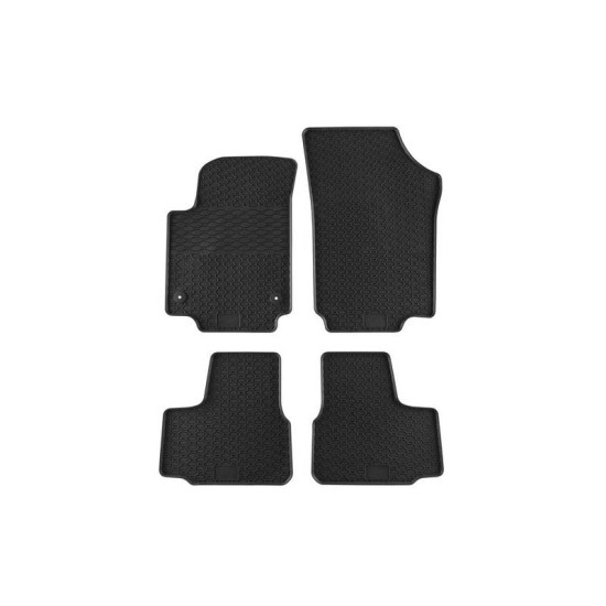 Λαστιχένια Πατάκια Geyer & Hosaja Για VW Up, Skoda Citigo, Seat MII 2011+  4 Τεμάχια Μαύρο 814/4C