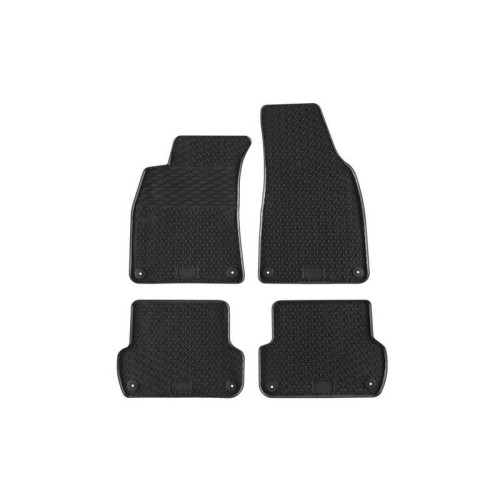 Λαστιχένια Πατάκια Geyer & Hosaja Για Audi A4 B6/B7 Sedan, Wagon 2000-2008, Seat Exeo 2008-2013, 4 Τεμάχια, Μαύρο 818/4C