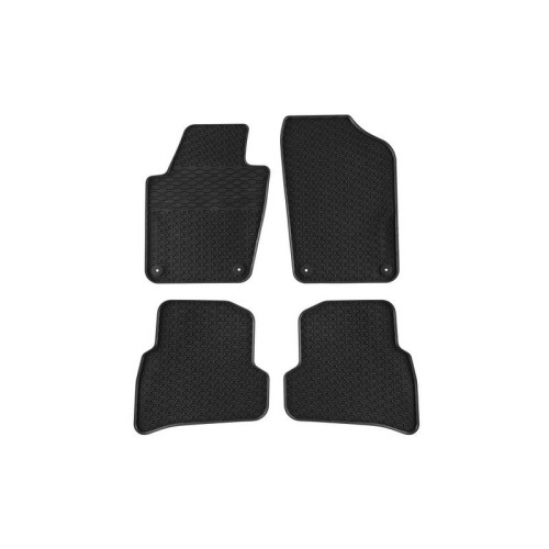 Λαστιχένια Πατάκια Geyer & Hosaja Για VW Polo 2009-2017 / Skoda Fabia 2014+ / Seat Ibiza 2008-2017 4 Τεμάχια Μαύρο 842/4C