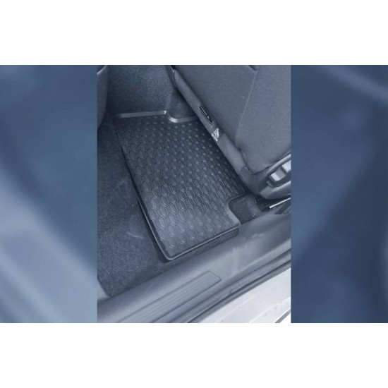 Λαστιχένια Πατάκια Geyer & Hosaja Για Volkswagen Polo, Seat Ibiza, Seat Arona Crossover 2017+  / Audi A1, Skoda Fabia, Volkswagen T-Cross 2018+  / Taigo 2020+  4 Τεμάχια Μαύρα 889/4C