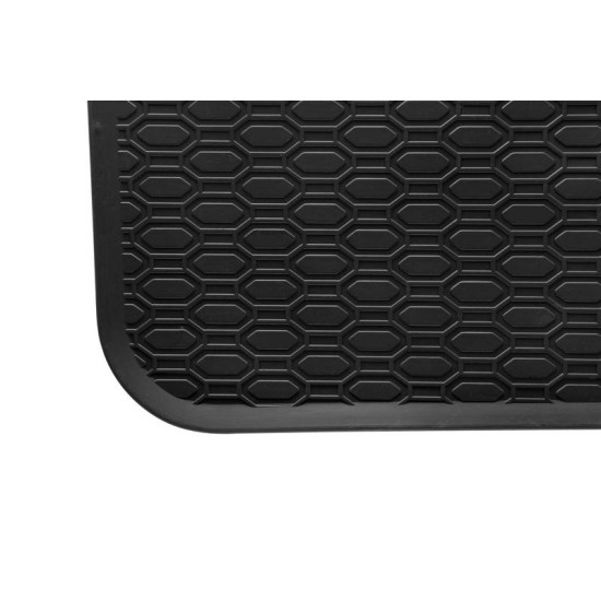 Λαστιχένια Πατάκια Geyer & Hosaja Για Volkswagen Polo, Seat Ibiza, Seat Arona Crossover 2017+  / Audi A1, Skoda Fabia, Volkswagen T-Cross 2018+  / Taigo 2020+  4 Τεμάχια Μαύρα 889/4C
