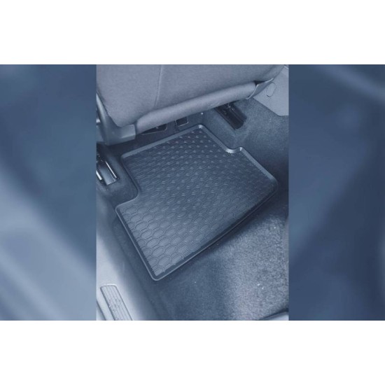 Λαστιχένια Πατάκια Geyer & Hosaja Για Volkswagen Polo, Seat Ibiza, Seat Arona Crossover 2017+  / Audi A1, Skoda Fabia, Volkswagen T-Cross 2018+  / Taigo 2020+  4 Τεμάχια Μαύρα 889/4C