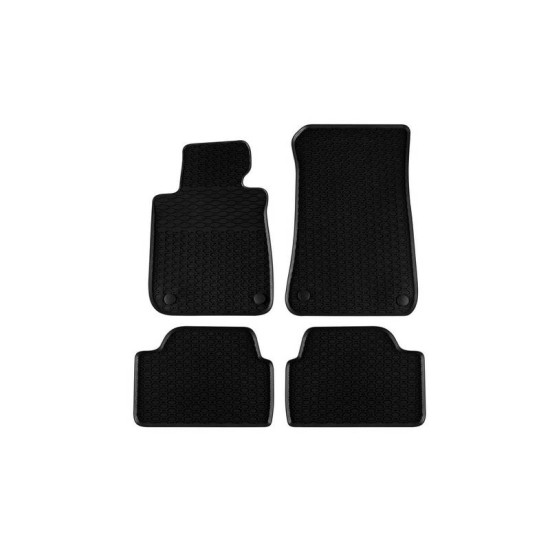 Λαστιχένια Πατάκια Geyer & Hosaja Για Bmw X1 E84 2009-2015 / Series 1 E81, E87 2004-2011, E88, E82 2007-2013  4 Τεμάχια Μαύρα 894/4C