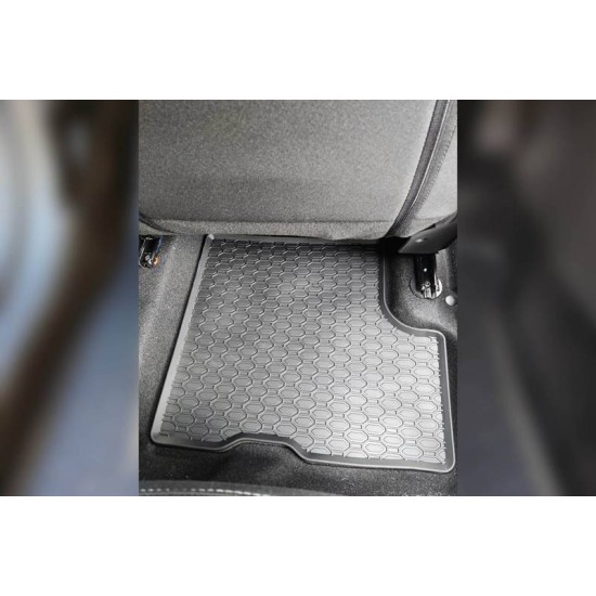 Λαστιχένια Πατάκια Geyer & Hosaja Για Dacia Duster II 2018+ 4 Τεμάχια Μαύρα 898/4C