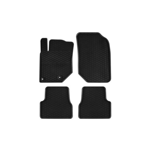 Λαστιχένια Πατάκια Geyer & Hosaja Για Opel Corsa F / Peugeot 208 2019+ / Opel Mokka 2020+ 4 Τεμάχια Μαύρα 901/4C