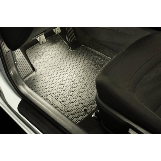 Λαστιχένια Πατάκια Geyer & Hosaja Για Seat Tarraco 2019+ / Skoda Kodiaq / VW Tiguan Allspace 2017+ 4 Τεμάχια Μαύρα 904/4C