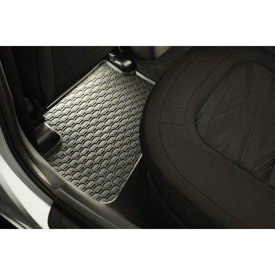 Λαστιχένια Πατάκια Geyer & Hosaja Για Seat Tarraco 2019+ / Skoda Kodiaq / VW Tiguan Allspace 2017+ 4 Τεμάχια Μαύρα 904/4C
