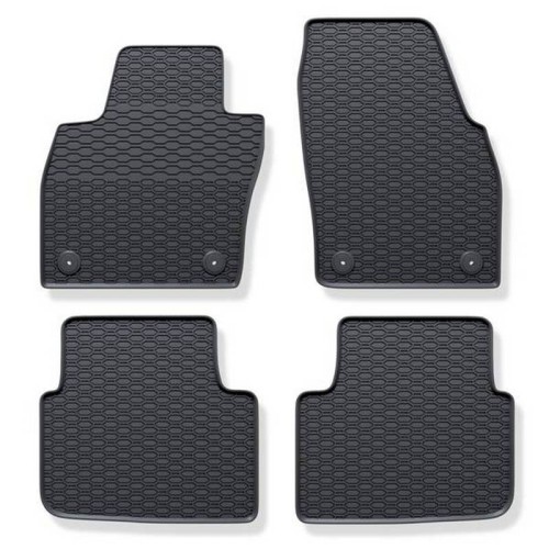 Λαστιχένια Πατάκια Geyer & Hosaja Για Skoda Kamiq / Scala 2019+ 4 Τεμάχια Μαύρα 912/4C