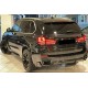 Splitters Πίσω Προφυλακτήρα Δεξιά & Αριστερά Για Bmw X5 F15 13-18 Με M-Technik Προφυλακτήρα M-Performance Look