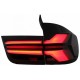 Πισινά Φανάρια Set Για Bmw X5 E70 07-13 Led Bar Upgrade to G05 LCI Look Smoke