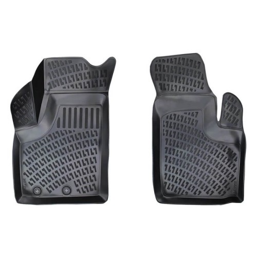 Πατάκια Σκαφάκια 3D Από Λάστιχο TPE Για Fiat Doblo 01-09 Rizline 2 Τεμάχια Μαύρα