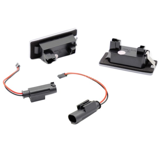Led Φαναράκια Πινακίδας Για Fiat 500X 18+ / 500e 20+ / Abarth 500e 23+ / Alfa Romeo Tonale 22+ Ζευγάρι 2 Τεμάχια