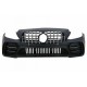 Μπροστινός Προφυλακτήρας Για Mercedes-Benz C-Class C205/W205 14-21 GTR Look (Black Mamba) Με Μαύρο/ Χρώμιο Μάσκα