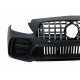 Μπροστινός Προφυλακτήρας Για Mercedes-Benz C-Class C205/W205 14-21 GTR Look (Black Mamba) Με Μαύρο/ Χρώμιο Μάσκα