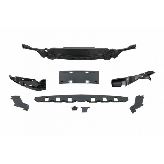 Μπροστινός Προφυλακτήρας Για Mercedes-Benz C-Class C205/W205 14-21 GTR Look (Black Mamba) Με Μαύρο/ Χρώμιο Μάσκα