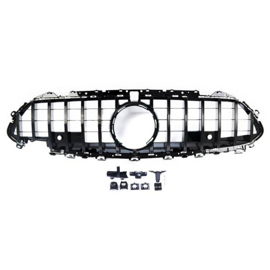 Μάσκα Για Mercedes-Benz CLS C257 / X257 2018-2023 GT Amg Panamericana Look  Μαύρη Γυαλιστερή 1 Τεμάχιο