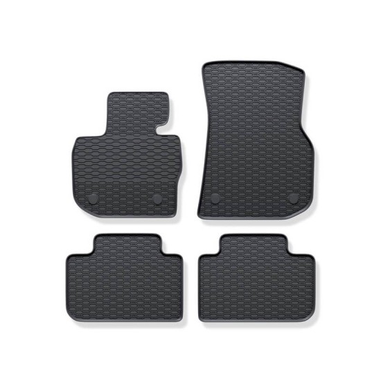 Λαστιχένια Πατάκια Geyer & Hosaja Για Bmw X3 G01 (2017 - 2024) /  X4 G02 (2018 - 2025) 4 Τεμάχια Μαύρα 915/4C