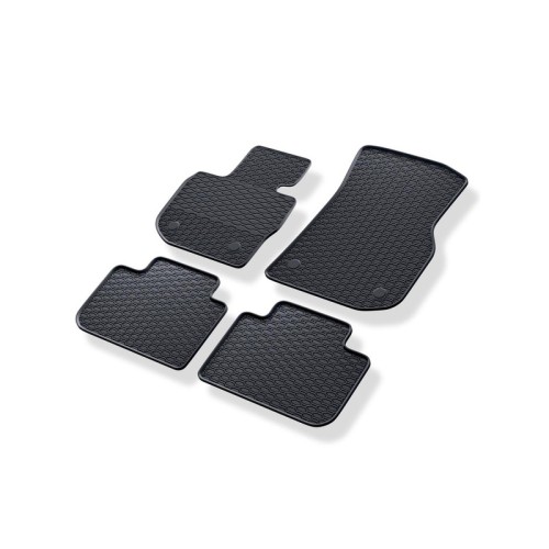 Λαστιχένια Πατάκια Geyer & Hosaja Για Bmw X3 G01 (2017 - 2024) /  X4 G02 (2018 - 2025) 4 Τεμάχια Μαύρα 915/4C