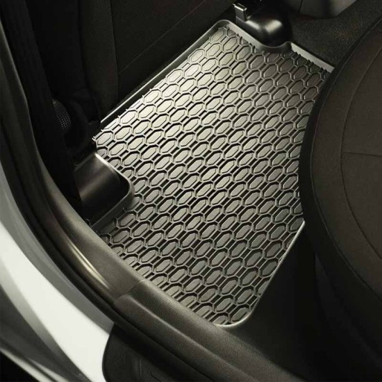 Λαστιχένια Πατάκια Geyer & Hosaja Για VW Golf VIII 8 20+ Kombi / Seat Leon 20+ Sportstourer / Skoda Octavia IV 20+ 4 Τεμάχια Μαύρο 921/4C