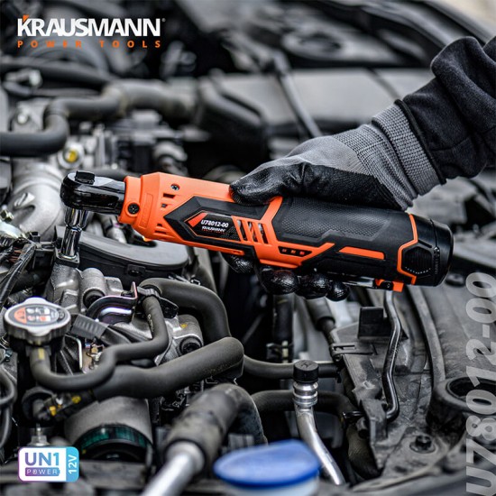 Καστάνια Mini 3/8" 12V Με Μπαταρία 2.0Ah Και Τσαντα Krausmann U78012-12S