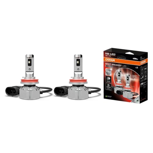 Λάμπες Led H8 Osram 12volt 7watt Night Breaker Smart 6000k 64212DWNBSM-2HB 2 Τεμάχια