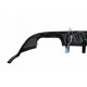 Diffuser Πίσω Προφυλακτήρα Για VW Golf VII (7.5) 17-20 Facelift R-Look Μαύρο Γυαλιστερό Με Led Στοπάκι