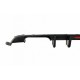 Diffuser Πίσω Προφυλακτήρα Για VW Golf VII (7.5) 17-20 Facelift R-Look Μαύρο Γυαλιστερό Με Led Στοπάκι