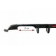 Diffuser Πίσω Προφυλακτήρα Για VW Golf VII (7.5) 17-20 Facelift R-Look Μαύρο Γυαλιστερό Με Led Στοπάκι