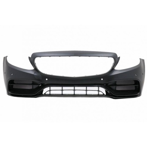Body Kit Για Mercedes-Benz C-Class W205 14-20 Sedan Amg C63s Facelift Look Με Μάσκα & Μπούκες