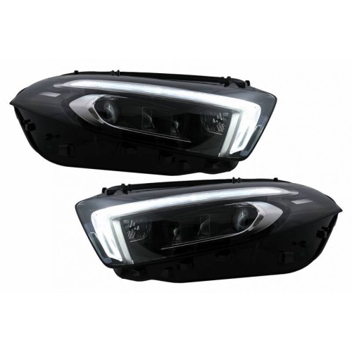 Μπροστινά Φανάρια Set Για Mercedes-Benz A-Class  W177 / V177 2018-2022 Αλογόνου Upgrade Σε Full Led DRL Με Μοτέρ Carner