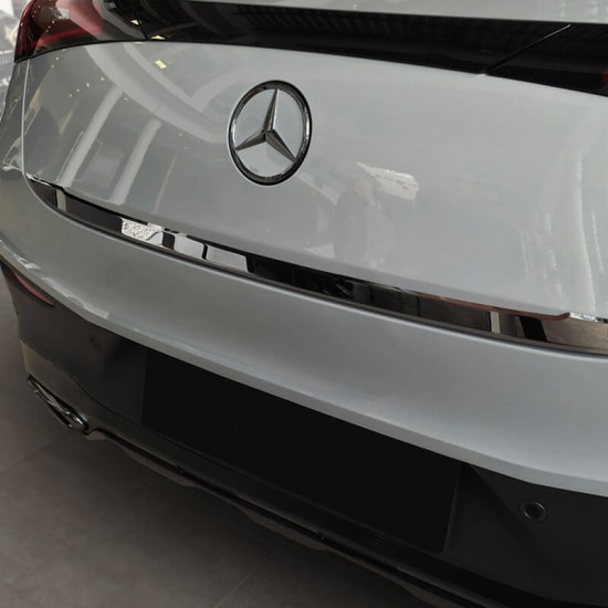 Διακοσμητικό Τριμ Πόρτας Πορτ-Παγκάζ Για Mercedes-Benz GLC C254 Coupe 22+ Black Mirror Από Ανοξείδωτο Ατσάλι (Stainless Steel)