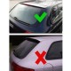Αεροτομή Οροφής Για Audi A3 8P Sportsback 5D 03-11 RS3 Look Γυαλιστερή Μαύρη Από Abs Πλαστικό