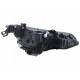 Μπροστινά Φανάρια Set Για Vw Golf VIII (8) 19-24 R Look DRL & Dynamic Φλας Μαύρα Με Χρώμιο Με Μοτέρ Carner