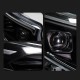 Μπροστινά Φανάρια Set Για Mercedes-Benz Vito W447 14-24 W448 2025 Look DRL Led Tube Μαύρα Carner