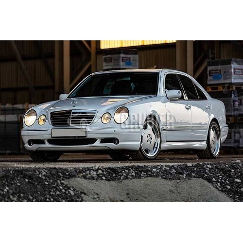 Μπροστινός Προφυλακτήρας Για Mercedes-Benz E-Class W210 99-02 Amg Look Με Προβολάκια