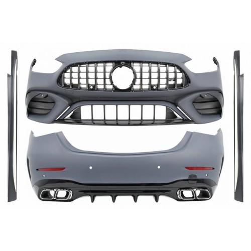 Body Kit Για Mercedes-Benz C-Class W206 21+ Sedan Amg C63 Look Με Μάσκα & Μπούκες