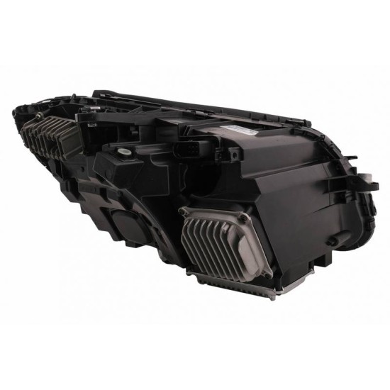 Μπροστινά Φανάρια Set Για Mercedes-Benz C-Class W205 14-20 Upgrade To Maybach Full Led DRL Μαύρα Με Μοτέρ Carner