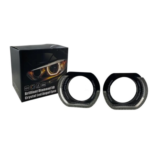 Καπάκι Για Προτζέκτορα 3.0" Τετράγωνο Matrix M9-L Με Led DRL 1 Τεμάχιο