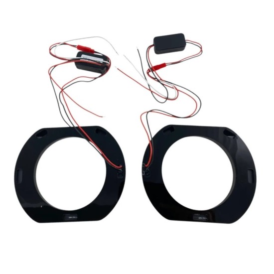 Καπάκι Για Προτζέκτορα 3.0" Τετράγωνο Matrix M9-L Με Led DRL 1 Τεμάχιο