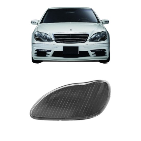Κρύσταλλο Φαναριού Αριστερό Για Mercedes-Benz S-Class W220 98-05 1 Τεμάχιο