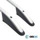 Μπάρες Οροφής Railing Για Fiat Doblo 2010-2021 MVN 263 / Opel Combo 2011-2018 MVN IV Ασημί 2 Τεμάχια