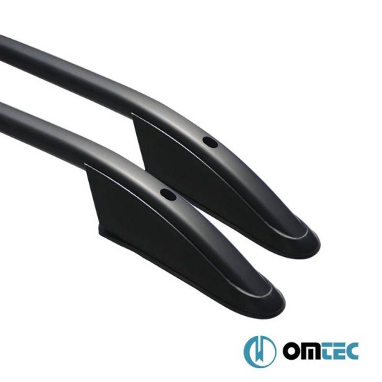 Μπάρες Οροφής Railing Για VW Amarok 2010-2022 PK Μαύρες 2 Τεμάχια