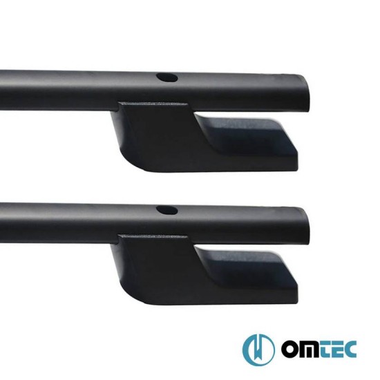 Μπάρες Οροφής Railing Για VW Amarok 2010-2022 PK Μαύρες 2 Τεμάχια