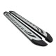 Πλαινά Σκαλοπάτια FABA (Silver-Black-260cm) 2 Τεμάχια Αλουμινίου Χωρίς Βάσεις