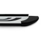 Πλαινά Σκαλοπάτια FABA (Silver-Black-260cm) 2 Τεμάχια Αλουμινίου Χωρίς Βάσεις