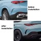 Πλαινά Πτερύγια Πισινού Προφυλακτήρα Για Mercedes-Benz GLC C254 2023+ Coupe Με Amg Line Προφυλακτήρα Γυαλιστερό Μαύρο 2 Τεμάχια