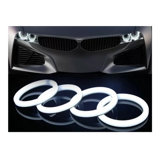 Δαχτυλίδι Angel Eyes Led 85mm 5500k Λευκό 1 Τεμάχιο