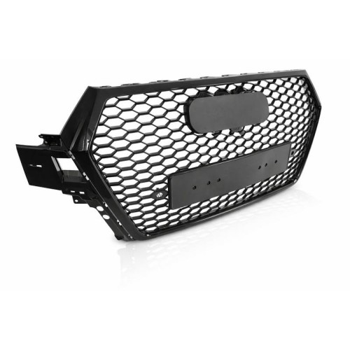 Μάσκα Για Audi Q7 4M 15-19 RSQ7 Look Κυψελωτή Μαύρη 1 Τεμάχιο