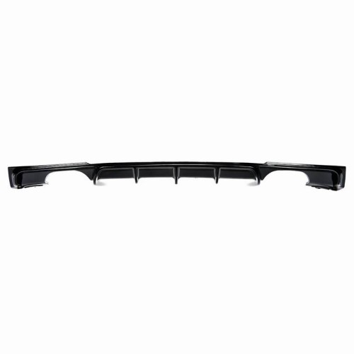 Diffuser Πίσω Προφυλακτήρα Για Bmw 3 F30/F31 11-19 M-Packet Μαύρο Γυαλιστερό Με 2 Διπλές Τρύπες Εξάτμισης Αριστερά & Δεξιά Από Abs Πλαστικό 1 Τεμάχιο