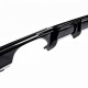 Diffuser Πίσω Προφυλακτήρα Για Bmw 3 F30/F31 11-19 M-Packet Μαύρο Γυαλιστερό Με 2 Διπλές Τρύπες Εξάτμισης Αριστερά & Δεξιά Από Abs Πλαστικό 1 Τεμάχιο